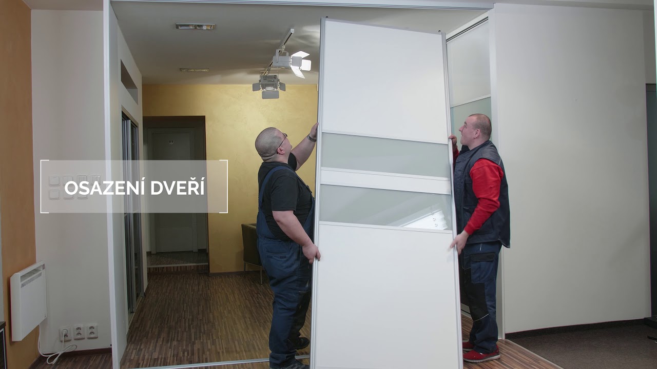Osazení posuvných dveří vestavěné skříně – videonávod