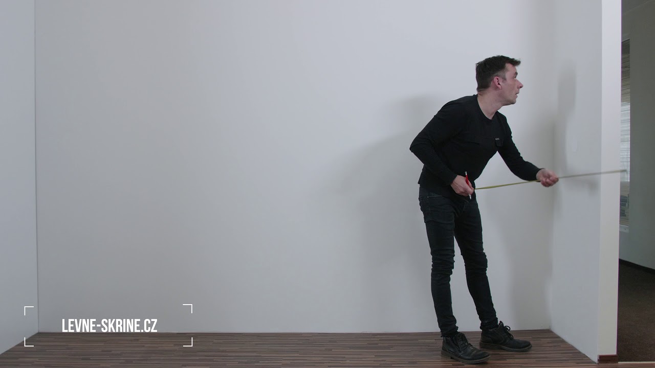 Zaměření vestavěné skříně – videonávod