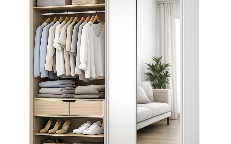 Vestavěné skříně do malého bytu – chytrá řešení pro úsporu místa